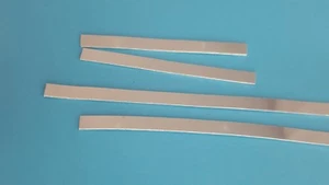 999,9 Fein Silber Streifen Blech Ring Schiene 4,6mm breit 2,5mm Poliert NEU - Bild 1 von 5