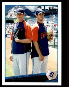 2009 Topps Updates & Highlights Ryan Perry/Rick Porcello Detroit Tigers #UH135 - Picture 1 of 2