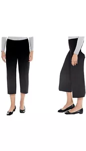 Mario Serrani Ladies Crop Pants, 23" Inseam, Black New With Tags - Picture 1 of 4