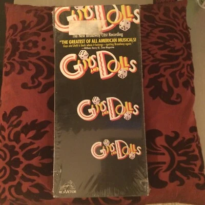 GUYS AND DOLLS Versiegelt LONGBOX CD BROADWAY CAST  Musical STICKER - Bild 1 von 4