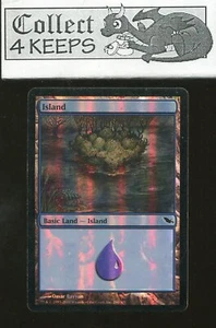 MTG Island Foil 286/301 Shadowmoor (Damaged) - Picture 1 of 5