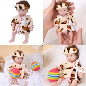 Silicone Girl Doll Life Like Toy Caucasian Girl Doll Toddlers Reborns Toy 16cm - Picture 1 of 8