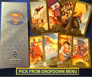 1994 Superman PREMIUM Collector's Edition BASE Trading Cards U-Pick-1 Widevision - Picture 1 of 100