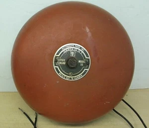 Vintage Feuerwehrschule elektrische Alarmglocke 4-6V Diktiermesser Prod. Modell 55 Metallarbeiten - Bild 1 von 14