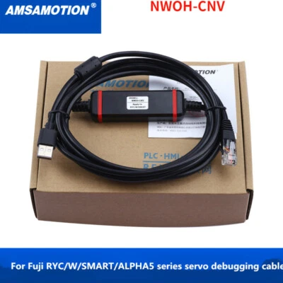 Fuji RYC/W/SMART/ALPHA5 Series Servo Debugging Cable NWOH-CNV Data Cable USB - Image 1 of 4
