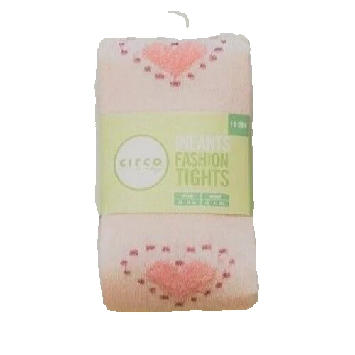 Nuevas Medias Rosa Circo Corazón Talla 18-24 meses Nuevas en Paquete Nuevas con Etiquetas Foto 1 de 1