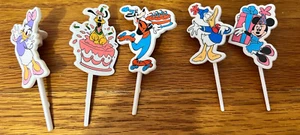 NEW Tupperware Gadget (5) Disney Cake Candle Holder Picks Birthday Cake Kids - Picture 1 of 15
