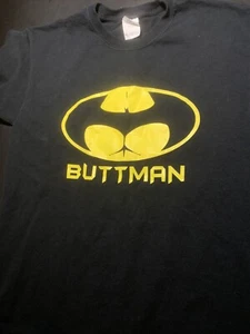 Camiseta Buttman para Hombre Divertida Novedad Gráfica Talla Med - Usada. Excelente estado. - Imagen 1 de 1