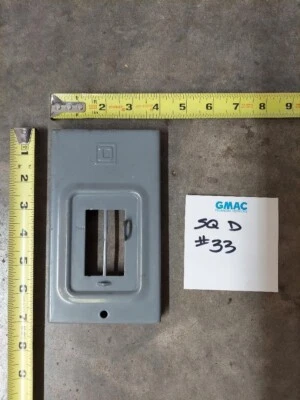 CUBIERTA DE PANEL CUADRADO D QO SOLO 2 ESPACIOS CUBIERTA SUBPANEL DESCONEXIÓN PEQUEÑA Foto 1 de 2