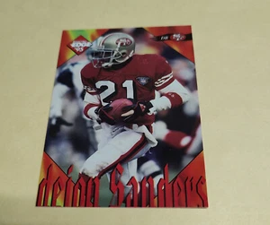 1995 Collector's Edge Excalibur Dragon Slayers Sword and Stone Deion Sanders - Picture 1 of 2