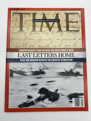 2000 Time Magazine May 29 Last Letters Home Newsstand High Grade￼￼ - Image 1 of 3