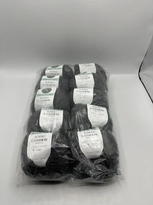 Hilos Trendsetter SOFFIO CACHEMIR Hecho en Italia Color #003 Carbón Foto 1 de 4