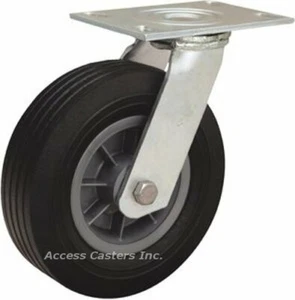 S-4008-AT Hamilton Cush-N-Tuf Swivel Caster with 8" wheel - Picture 1 of 2