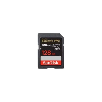 SanDisk Extreme PRO 128GB SDXC Speicherkarte - Schwarz UHS-I Neu Rechnung MwSt - Bild 1 von 3