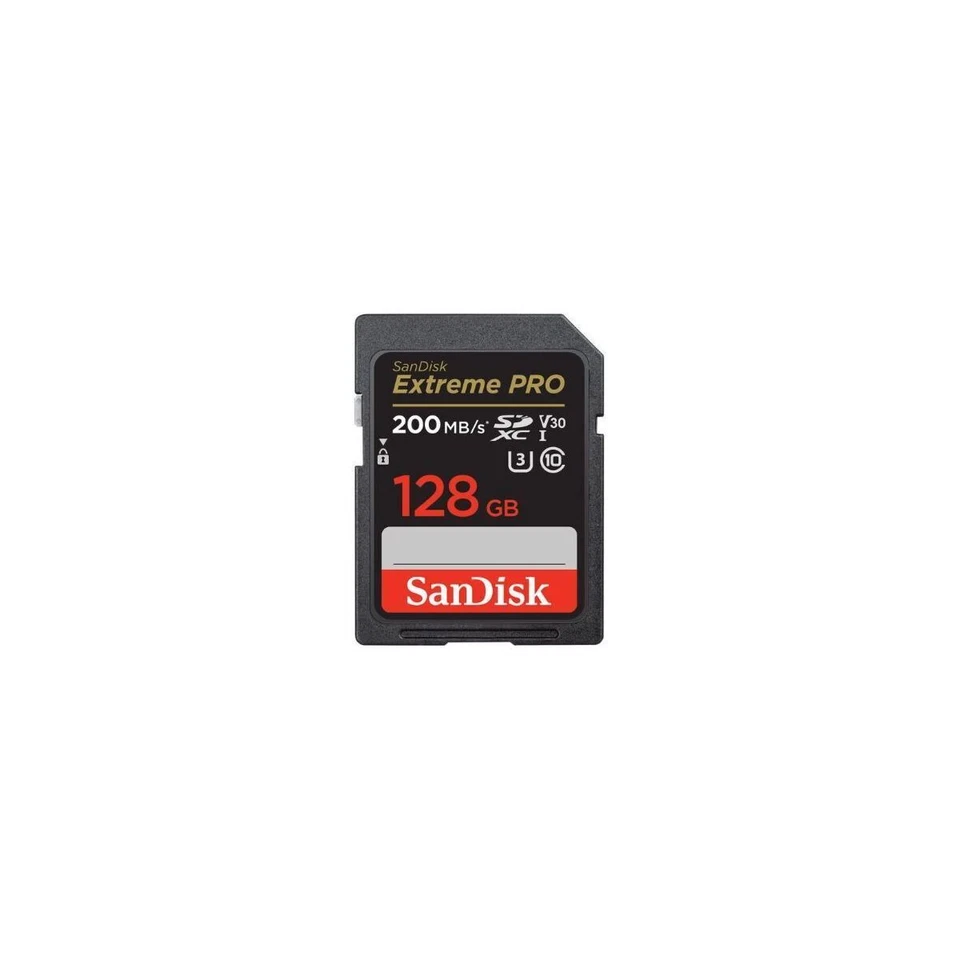 SanDisk Extreme PRO 128GB SDXC Speicherkarte - Schwarz