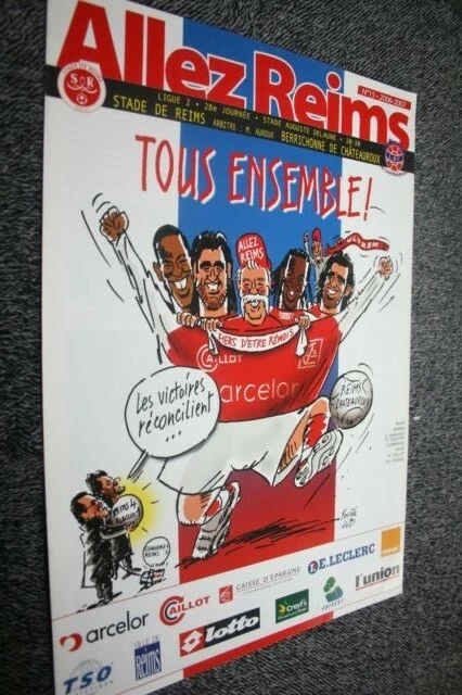 PROGRAMME ALLEZ REIMS )) STADE DE REIMS V CHATEAUROUX - Saison 2006/2007 - Photo 1/1