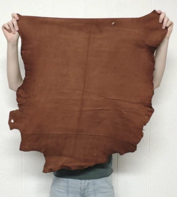 WHISKEY Buckskin Leather Hide for Native Crafts Pipe Flute Bags Laces Journals - Image 1 of 2