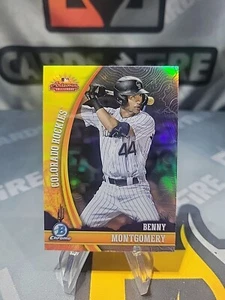 Benny Montgomery Arizona Fall League Stars Rookie 2024 Bowman Chrome Rockies #11 - Picture 1 of 2