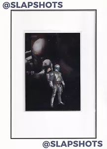 2002 STAR WARS - JANGO FETT - Topps Attack of the Clones - Silver Foil #1 of 10 - Picture 1 of 2