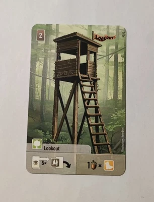 Mischwald Promo Sonderkarte Hochsitz Lookout zur Messe SPIEL 2025 - Bild 1 von 2