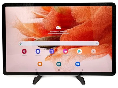 Samsung Galaxy Tab S7 FE 2020 64 Go Wifi Noir Sans port Sim - État correct - Photo 1/4