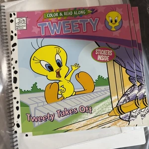 Color & Read Along Looney Tunes 2003 Tweety Rare, Mint Collector Unit - Bild 1 von 2