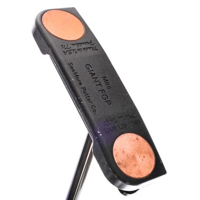 SeeMore Black Mini Giant FGP Tour LTD Putter 34" RH +HC - Image 1 of 4