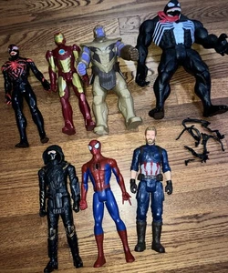 Figuras de acción Marvel Avengers - 12 pulgadas. Lote de 7 + accesorios. 2017-2019 ¡Bonito! - Imagen 1 de 18