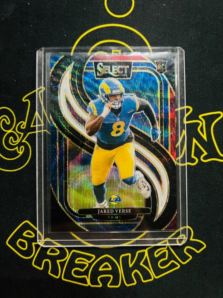 2024 PANINI SELECT - JARED VERSE - ROOKIE - RED WHITE BLUE WAVE - 144/249 - #132 - Image 1 of 2