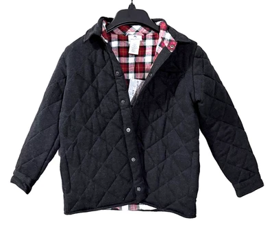 Tommy Bahama Niños Chaqueta Niños M (7/8) Acolchada Jersey Aislado Franela Forrada Foto 1 de 4