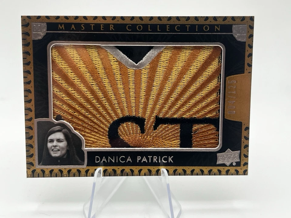 2016 UD All Time Greats Master Collection DANICA PATRICK Logo Patch /125 - Image 1 of 4