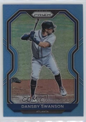 2021 Panini Prizm Tier II Carolina 蓝色 Prizm Dansby Swanson #168 11j4 — 第 1/3 张图片