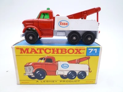 Camión de colección Matchbox Lesney No.71c Ford Heavy Wreck en caja original 1969 Foto 1 de 4