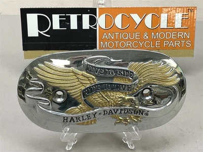 Inserto de cubierta de filtro de aire Eagle Iron 'Live To Ride - Ride To Live' Foto 1 de 3