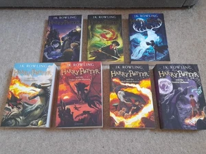 Harry Potter Books 1-7 2014 Paperback Editions - Picture 1 of 12