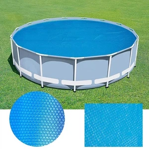 Película aislante para piscina exterior PE cubierta de piscina cubierta de burbuja en forma de corazón1 - Imagen 1 de 18
