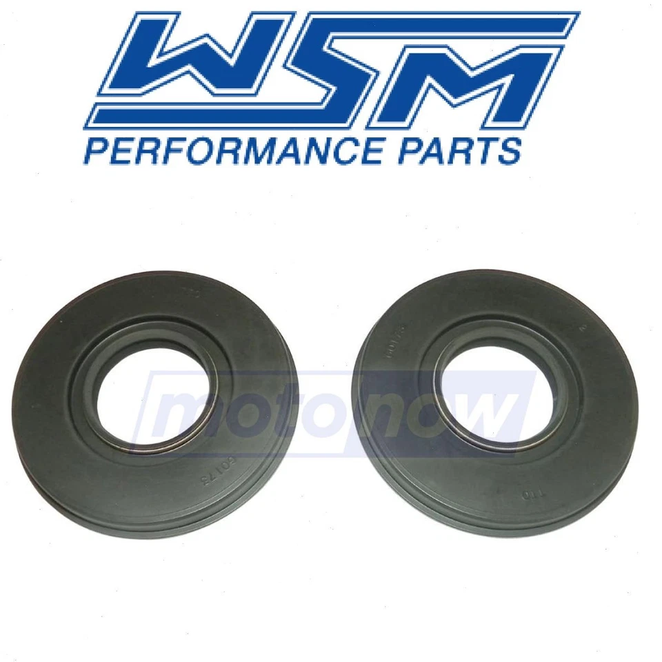WSM Crankshaft Oil Seal Kit for 1992-1993 Harley Davidson FXRS-SP Low Rider dy - Imagem 1 de 4