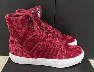 Supra Zapatillas Niños Skytop Rubí Oscuro/Blanco Talla 13  - Imagen 1 de 5