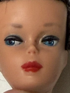 Head Only Brunette #4/5? Ponytail Original Vintage Barbie Doll 1960s Needs TLC - Picture 1 of 13