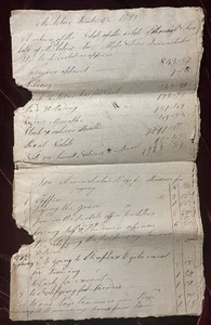 1819 MIDDLEBOROUGH MA THOMAS NELSON FAMILY ARCHIVE GENEALOGY PROBATE LEGAL - Picture 1 of 14