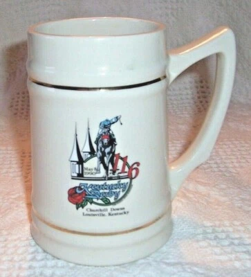 (1105)  1990 Kentucky Derby  #116  Beer -  Stein/Tankard  - Изображение 1 из 4