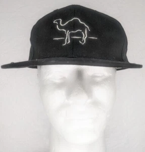 Vintage Camel Cigarettes Black Baseball Cap Hat Snap Back Embroidered Promo Logo - Picture 1 of 7