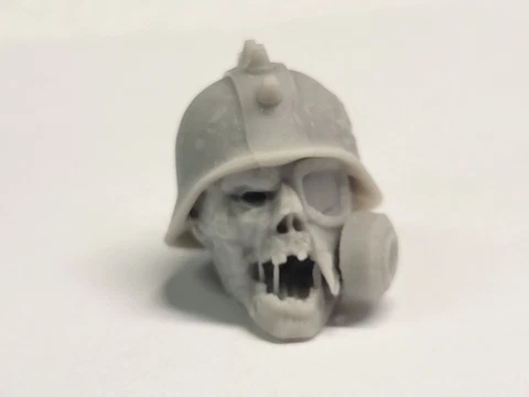 3d Printed Zombie APNEA ERROR Head#2 1:12 6" GI Joe Classified/Marvel Legends Cover