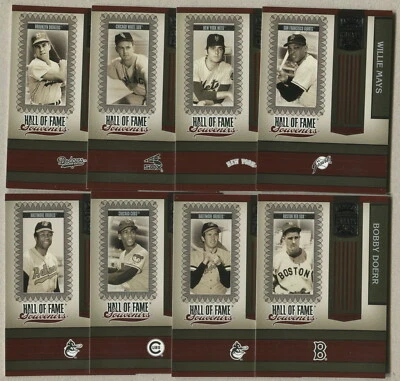 2005 DONRUSS GREATS "Hall of Fame Souvenirs" Insert Singles to Finish Your Set - Image 1 of 2