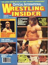 Wrestling Insider February 1991 Ultimate Warrior, Hulk Hogan VG 072716DBE