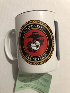 USMC Taza Marina de los Estados Unidos Activado por el calor Cambio de color Wondermugs Gold Rim - Imagen 1 de 5
