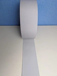 Vertical Blind Slats Custom Made Light Grey Replacement Blackout Blinds 89mmWIDE - Picture 1 of 6