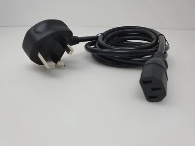 For Fender Bassbreaker 007 Guitar Amplifier Mains Power Cable AC Power Lead uk - Image 1 of 4