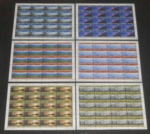 United Nations 2003 World Heritage U.S. Yosemite 6 sheets VF NH - Picture 1 of 1