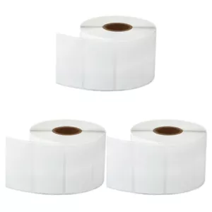 3ROLLS Premium Adhesive Perforated Address Label For Zebra & Rollo Label Printer - Picture 1 of 12